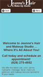 Mobile Screenshot of jeanneshair.com