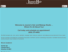 Tablet Screenshot of jeanneshair.com